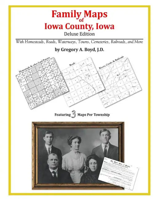 Family Maps of Iowa County, Iowa - Paperback
