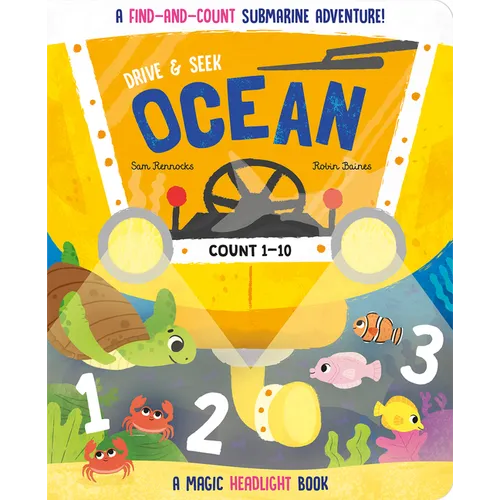 Drive & Seek Ocean - A Magic Find & Count Adventure - Hardcover