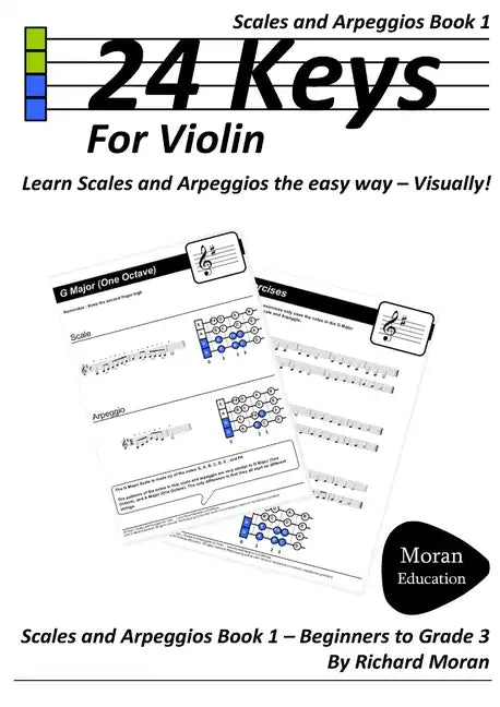 24 Keys Scales and Arpeggios for Violin - Book 1 - Paperback