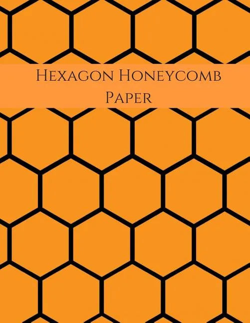 Hexagon Honeycomb Paper: Hex paper (or honeycomb paper), This Small hexagons measure .2