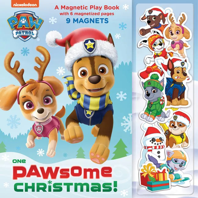 One Pawsome Christmas: A Magnetic Play Book (Paw Patrol) - Board Book
