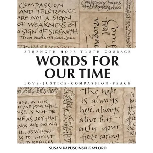 Words For Our Time - Paperback