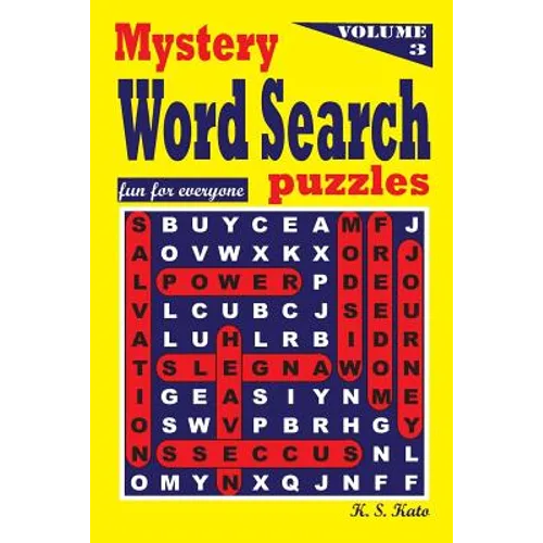 Mystery WORD SEARCH Puzzles Volume 3 - Paperback