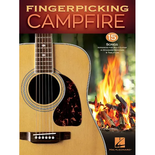 Fingerpicking Campfire: 15 Songs Arranged for Solo Guitar in Standard Notation & Tablature - Paperback