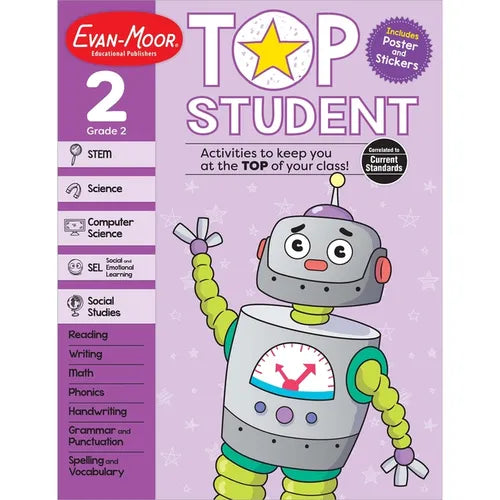 Top Student, Grade 2 - Paperback