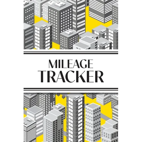 Mileage Tracker (Cityscape Grayscale and Yellow): 6