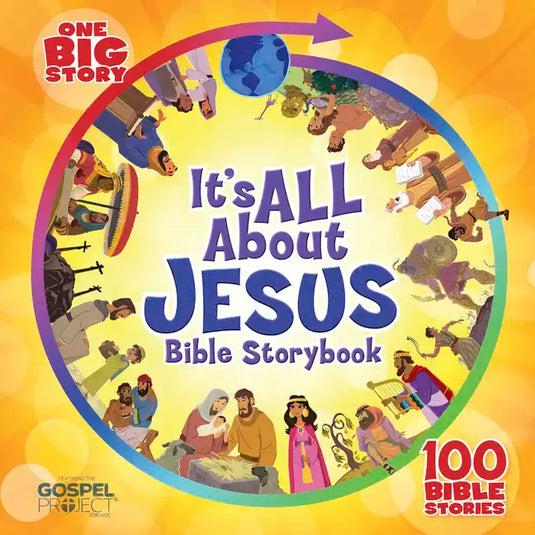 It's All about Jesus Bible Storybook, Padded Hardcover: 100 Bible Stories - Hardcover