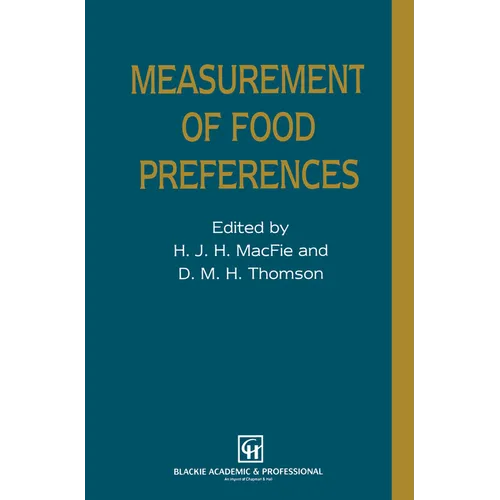 Measurement of Food Preferences (C & H) - Hardcover