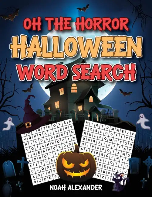 Oh The Horror Halloween Word Search - Paperback