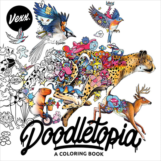 Doodletopia: A Coloring Book - Paperback
