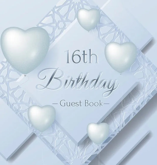 16th Birthday Guest Book: Keepsake Gift for Men and Women Turning 16 - Hardback with Funny Ice Sheet-Frozen Cover Themed Decorations & Supplies, Perso - Hardcover