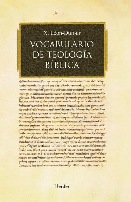 Vocabulario de Teologia Biblica - Paperback