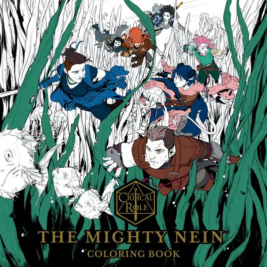 Critical Role: The Mighty Nein Coloring Book - Paperback