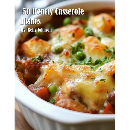 50 Hearty Casserole Dishes - Paperback
