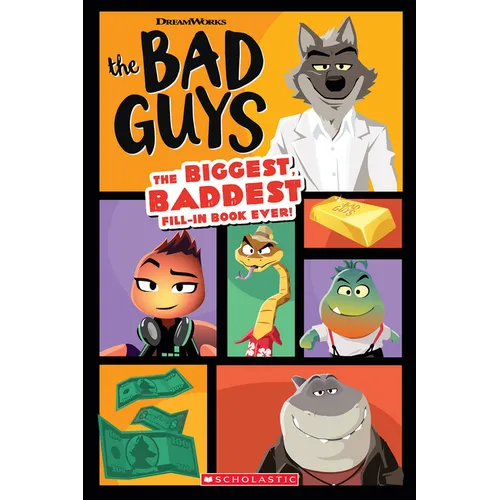 Bad Guys Movie: The Biggest, Baddest Fill-In Book Ever! - Paperback