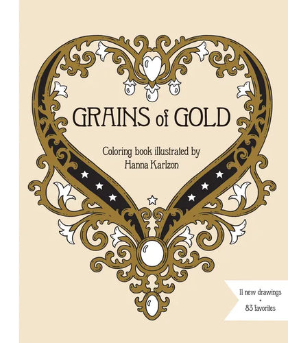 Grains of Gold Coloring Book - Hardcover