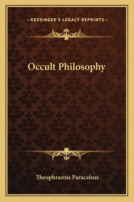 Occult Philosophy - Paperback