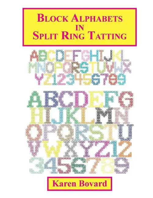 Block Alphabets in Split Ring Tatting - Paperback
