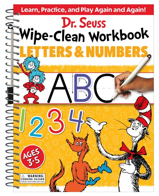 Dr. Seuss Wipe-Clean Workbook: Letters and Numbers: Activity Workbook for Ages 3-5 - Paperback