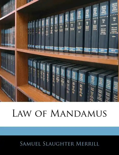 Law of Mandamus - Paperback