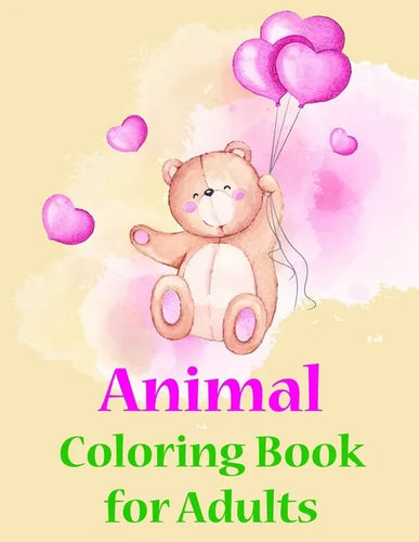 Animal Coloring Book for Adults: Coloring Pages with Adorable Animal Designs, Creative Art Activities for Children, kids and Adults - Paperback