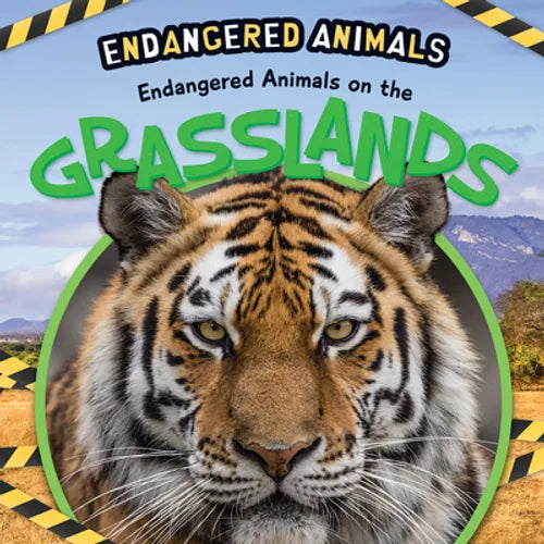 Endangered Animals on the Grasslands - Library Binding
