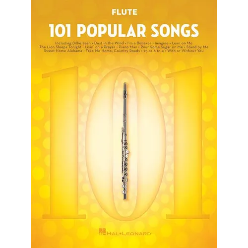 101 Popular Songs for Flute - Paperback