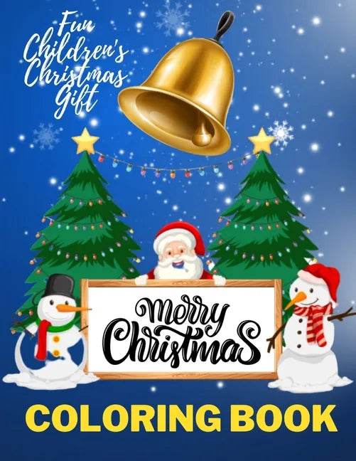 Merry christmas coloring book, Fun children's christmas gift - Paperback