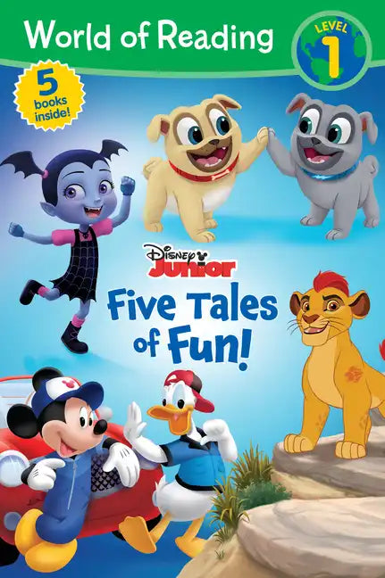 World of Reading: Disney Junior: Five Tales of Fun!-Level 1 Reader Bindup - Paperback