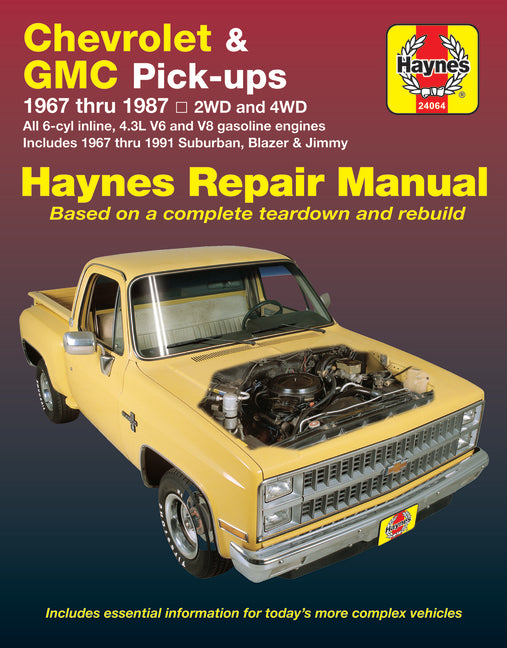 Chevrolet & GMC Pick-Ups 1967-87 & Blazer, Jimmy & Suburban 1967-91 - Paperback