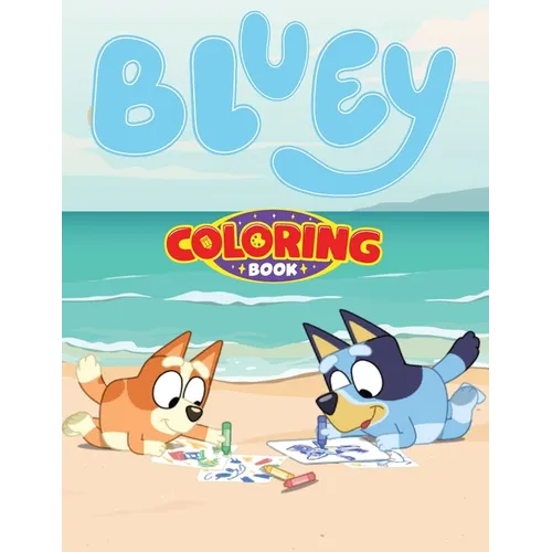 Bluey coloring book adventures: Featuring All Your Favorite Characters! - Paperback