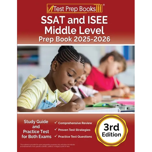 SSAT and ISEE Middle Level Prep Book 2025-2026: Study Guide and Practice Test for Both Exams [3rd Edition] - Paperback