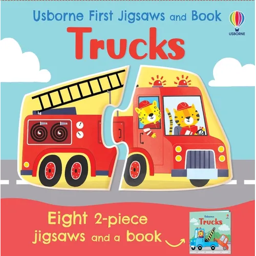 Usborne First Jigsaws and Book: Trucks - Paperback