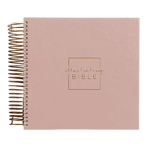 Illustrating Bible NIV Pink - Spiral