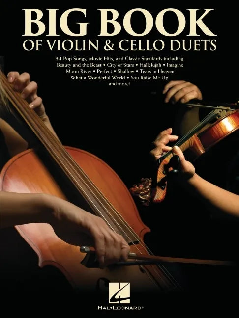 Big Book of Violin & Cello Duets: Score with Separate Pull-Out Parts - Paperback