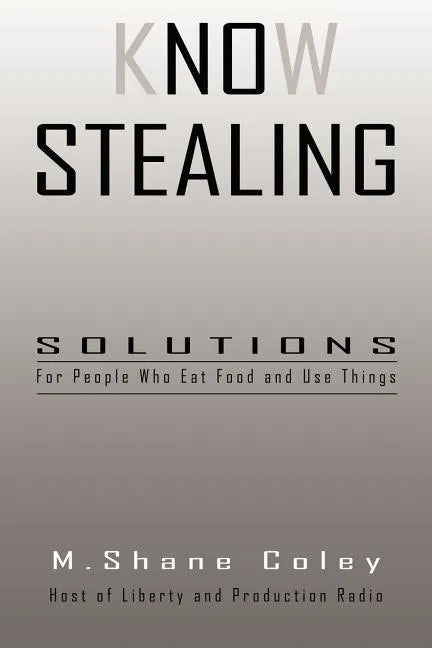Know Stealing - Paperback