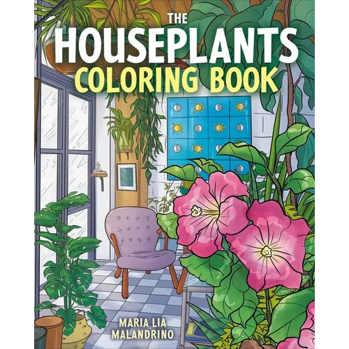 The Houseplants Coloring Book - Paperback