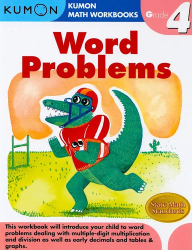 Kumon Grade 4 Word Problems - Paperback
