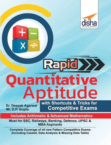 Rapid Quantitative Aptitude - Book of Shortcuts & Tricks for Competitive Exams - Paperback