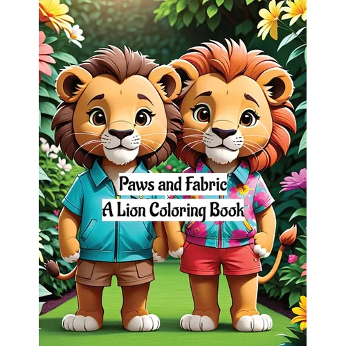 Paws and Fabric: A Lion Coloring Book - Paperback