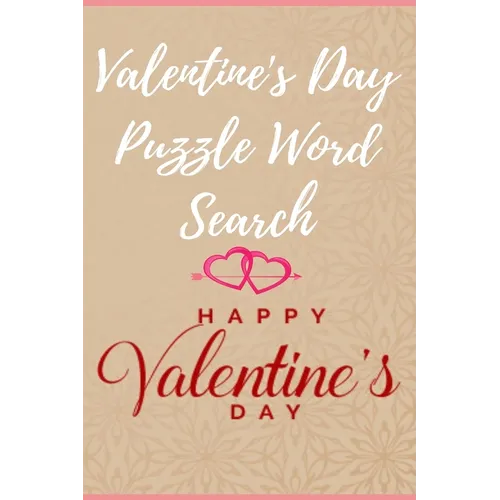 Valentine's Day puzzle Word Search Happy Valentine's Day - Paperback