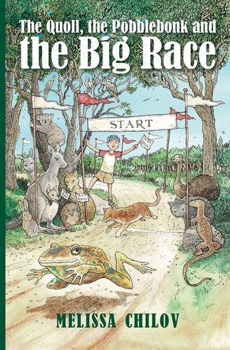 The Quoll, the Pobblebonk and the Big Race - Paperback