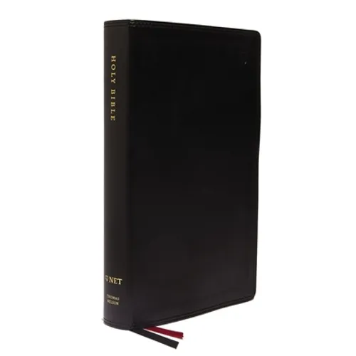 Net Bible, Single-Column Reference, Leathersoft, Black, Comfort Print: Holy Bible - Imitation Leather