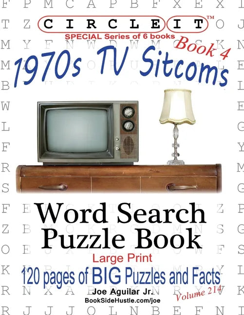 Circle It, 1970s Sitcoms Facts, Book 4, Word Search, Puzzle Book - Paperback