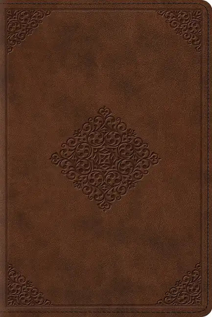 Study Bible-ESV-Personal Size Ornament Design - Imitation Leather