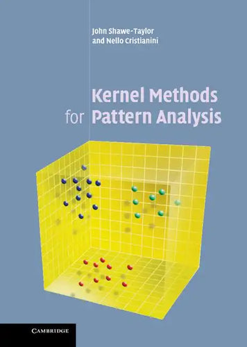 Kernel Methods for Pattern Analysis - Hardcover