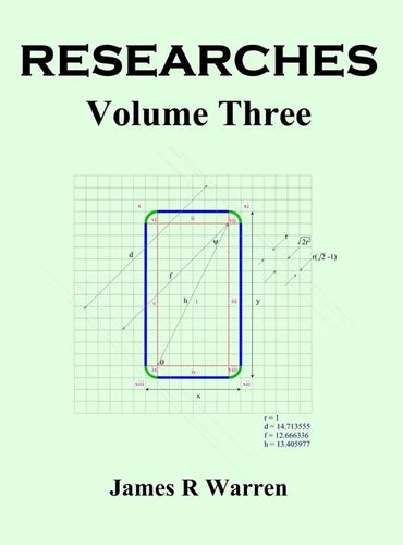 Researches: Volume Three - Hardcover