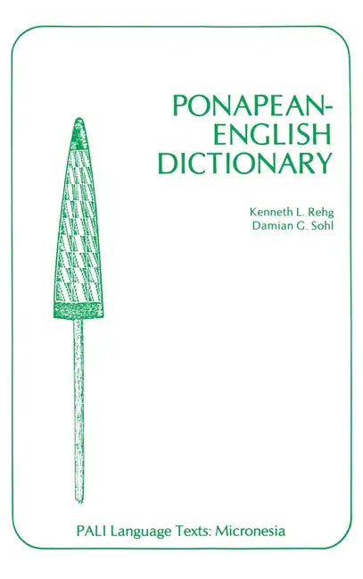 Ponapean-English Dictionary - Hardcover