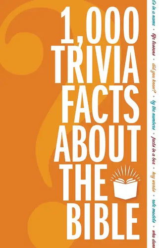 1,000 Trivia Facts about the Bible - Paperback