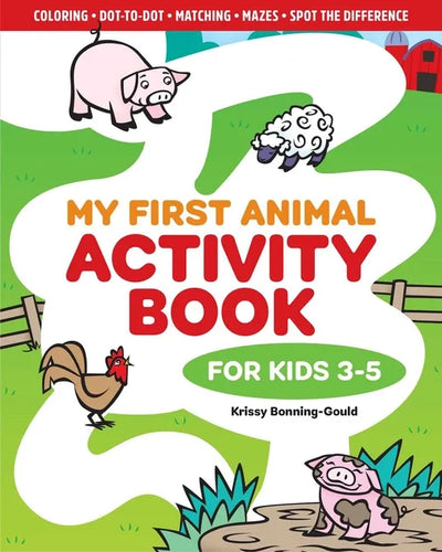 My First Animal Activity Book: For Kids 3-5 - Paperback